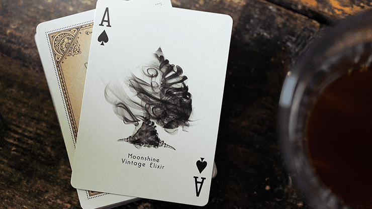 Vintage Moonshine Elixir Playing Cards - Limited Edition Collector's Deck | Perfect for Poker Nights, Magic Tricks & Card Game Enthusiasts