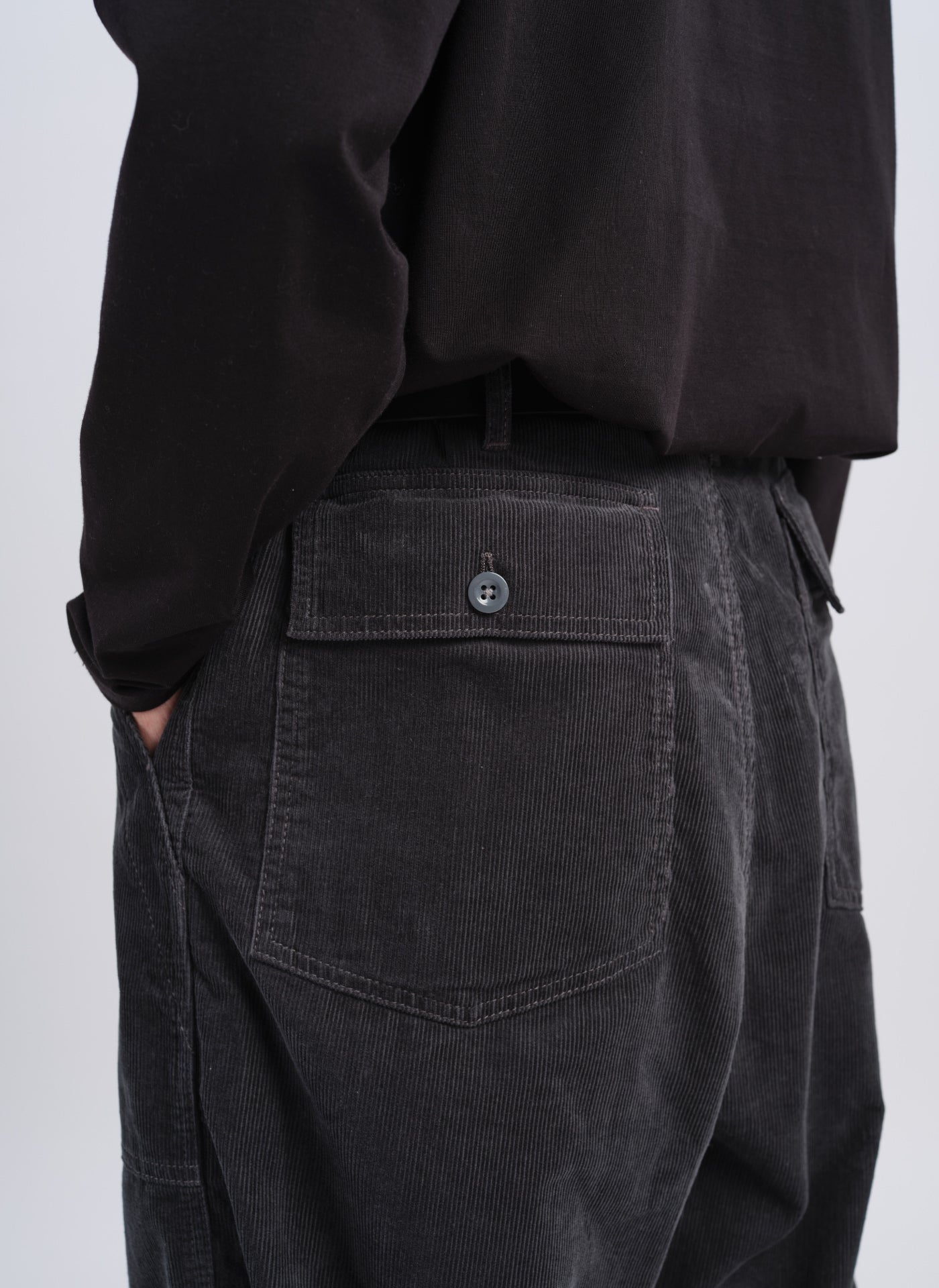 14W Corduroy Wide Tapered Baker Pants for Women - Comfortable High Waisted Work Pants for Baking, Cooking & Casual Wear