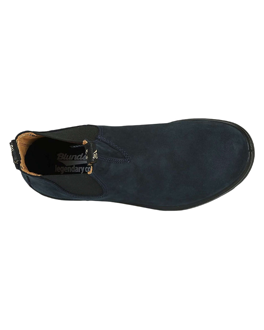Blundstone 1940 Navy Nubuck Chelsea Boots for Men & Women - Waterproof Slip-Resistant Comfortable Ankle Boots for Outdoor Work, Hiking & Casual Wear