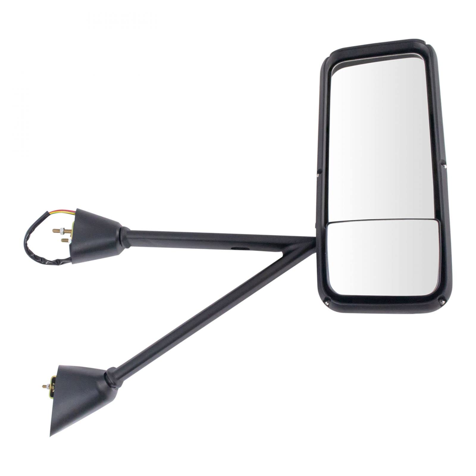 Heated Power Exterior Side View Mirror Chrome RH for Kenworth Trucks - Replacement Part for Improved Visibility in Cold Weather & Night Driving