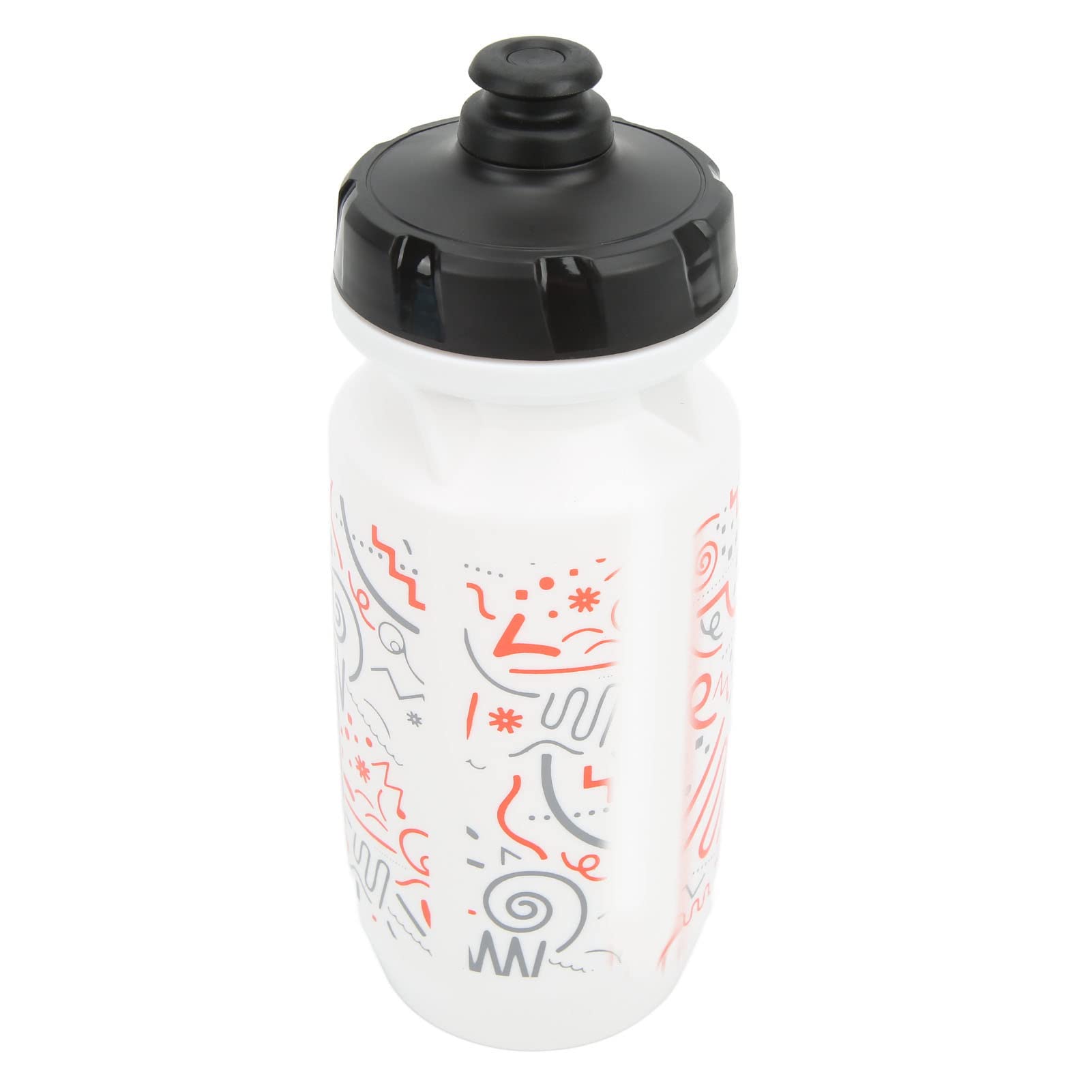 Riding Water Bottle - Squeezable Leakproof Bike Sports Bottle with Bite Spout for Cycling, Camping, Hiking & Outdoor Activities (White)