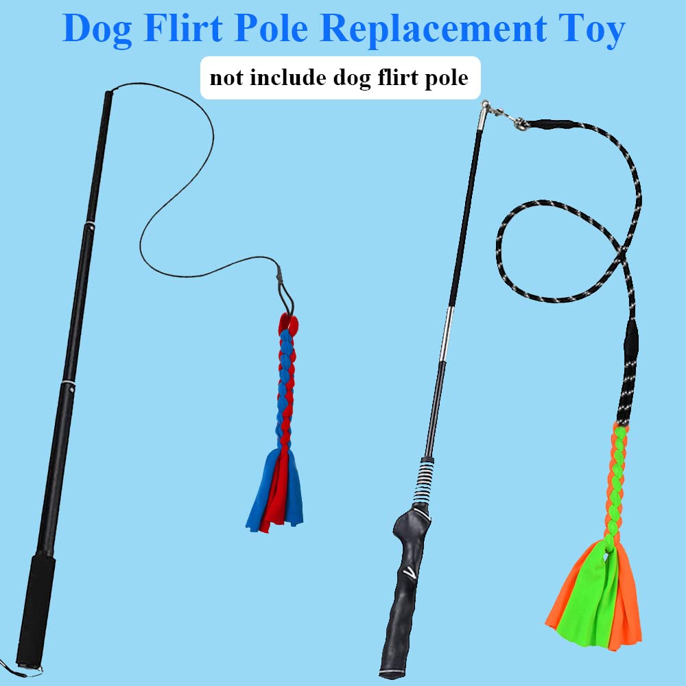 ASOCEA 2 Pack Dog Rope Toys - Durable Fleece Chew Toys for Interactive Play, Tug of War & Training - Perfect for Outdoor Exercise, Chase Games & Puppy Teething Relief (Great for Backyard, Park & Dog Training Sessions)