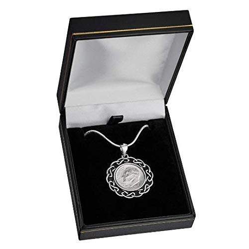 1985 Birth Year Pendant for Women - Rhodium Plated Elegant Necklace Jewelry - Perfect Birthday Gift, Anniversary Present & Special Occasion Keepsake