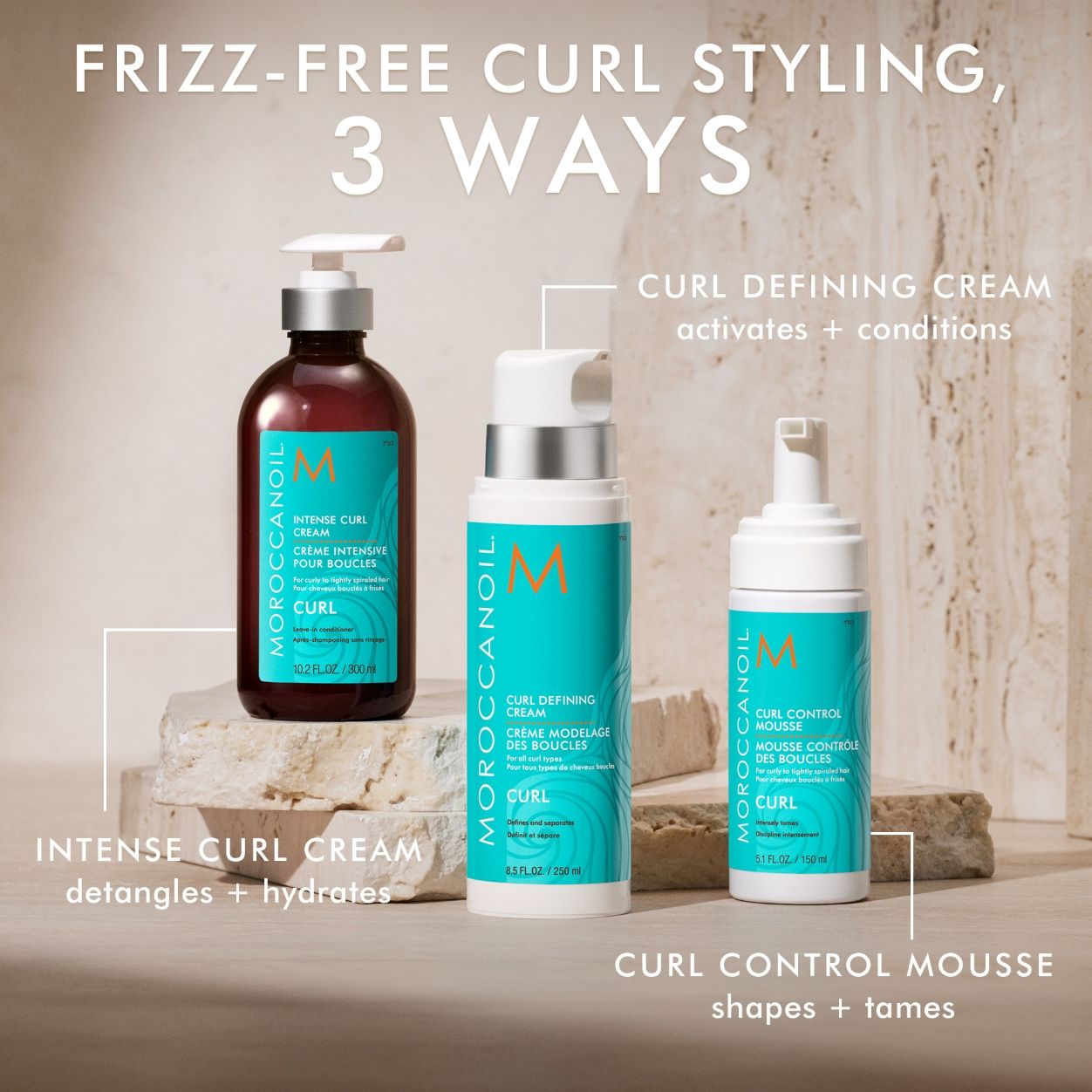 Best Curl Defining Mousse for Natural Hair - Hydrating & Frizz Control Styling Foam for Curly & Wavy Hair - Perfect for Daily Styling & Salon-Quality Results at Home