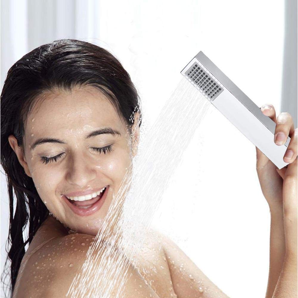 Thermostatic Chrome Rain Shower Faucet Set - Wall Mounted Waterfall Showerhead & Bathtub Mixer Tap for Modern Bathroom (Perfect for Spa-Like Showers & Relaxing Baths)
