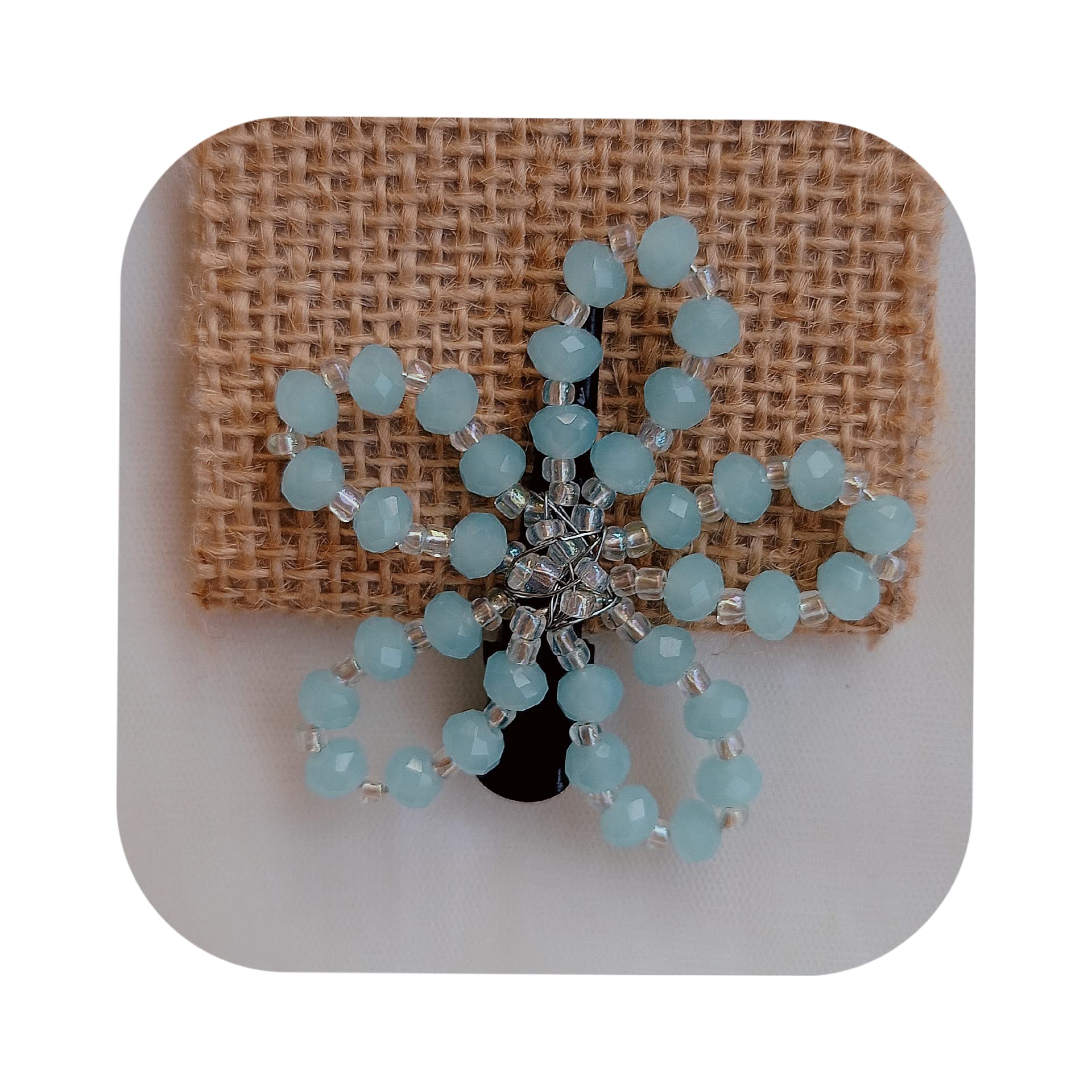 PARISAA's Beaded Hair Clips for Women - Fashion Hairpins, Alligator Clips & Floral Hair Accessories for Wedding, Party & Everyday Use