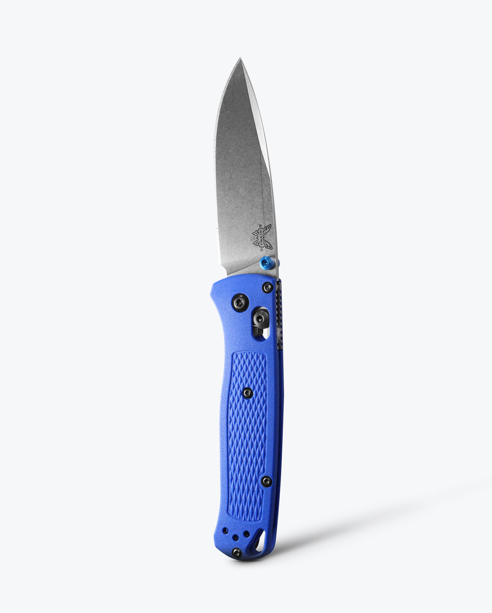 Bugout® Folding Knife with Blue Grivory® Handle - EDC Pocket Knife for Outdoor, Camping & Everyday Carry