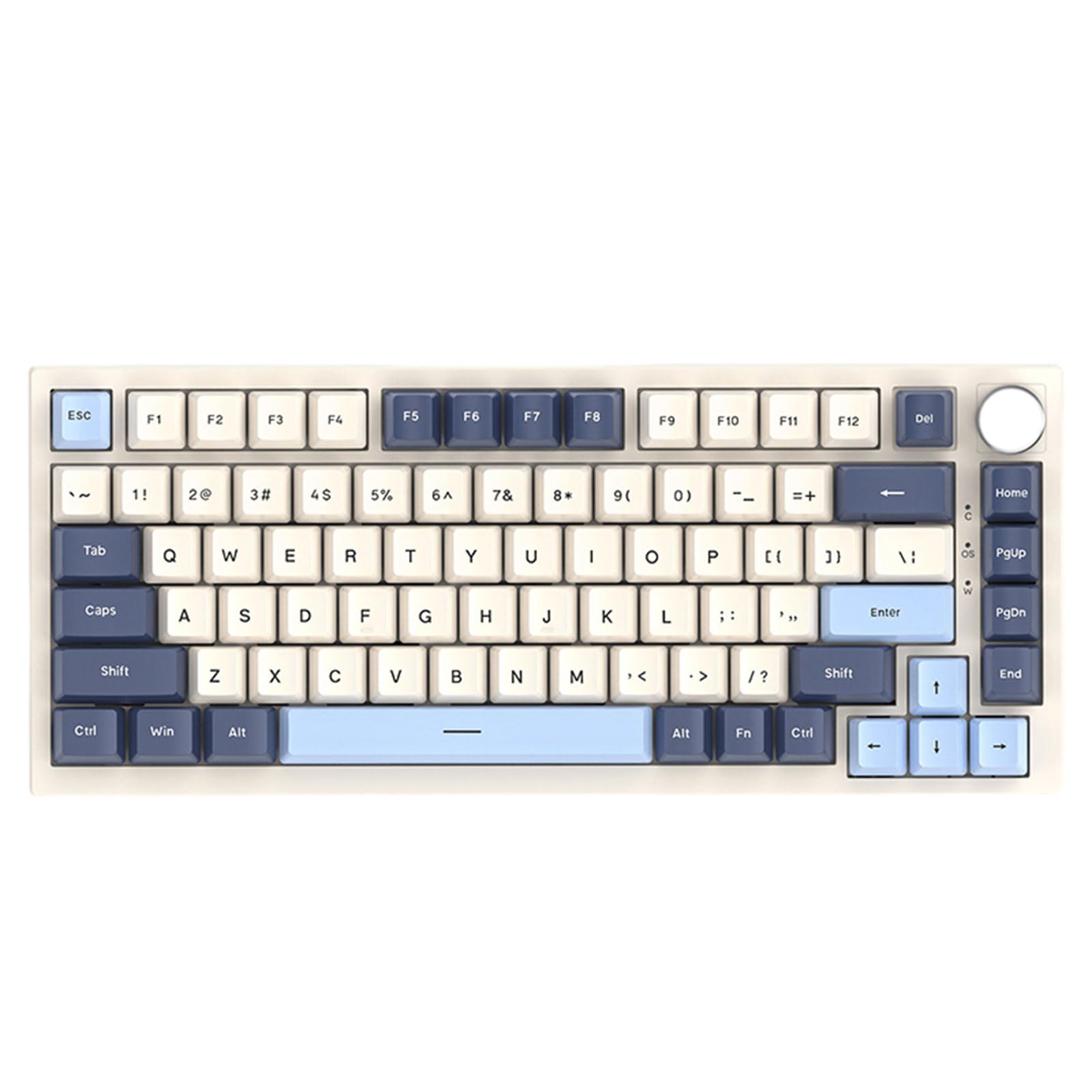 Xbiez 82-Key RGB Backlit Gaming Mechanical Keyboard - Programmable, Lightweight & Compact for PC, Laptop, Office - Perfect for Gaming, Typing & Workspace Efficiency