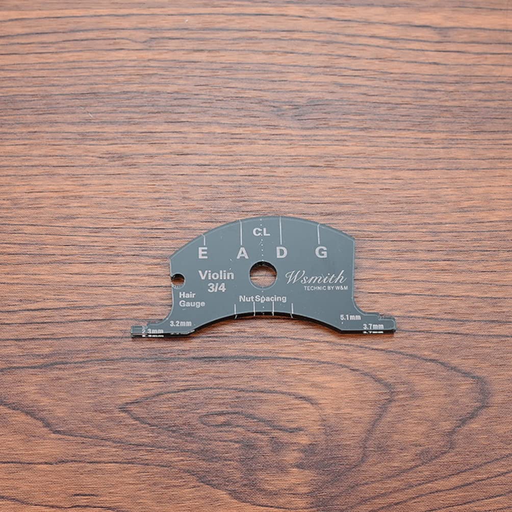 Precision Violin Measuring Tools & Repair Parts - Multifunctional Template, Bass Bridges & Accessories for Violin & Musical Instruments | Perfect for Luthiers, Repair Shops & Musicians