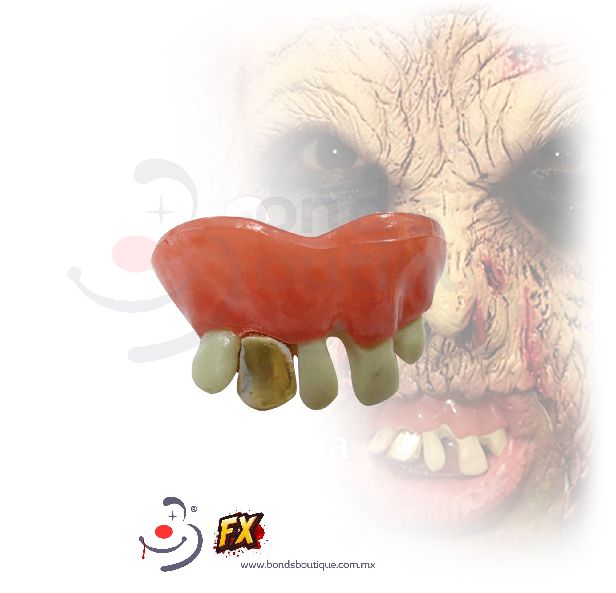 Premium False Teeth Dentures - Natural Looking Comfort Fit for Daily Wear & Cosplay - Perfect for Halloween, Costume Parties, and Dental Replacements