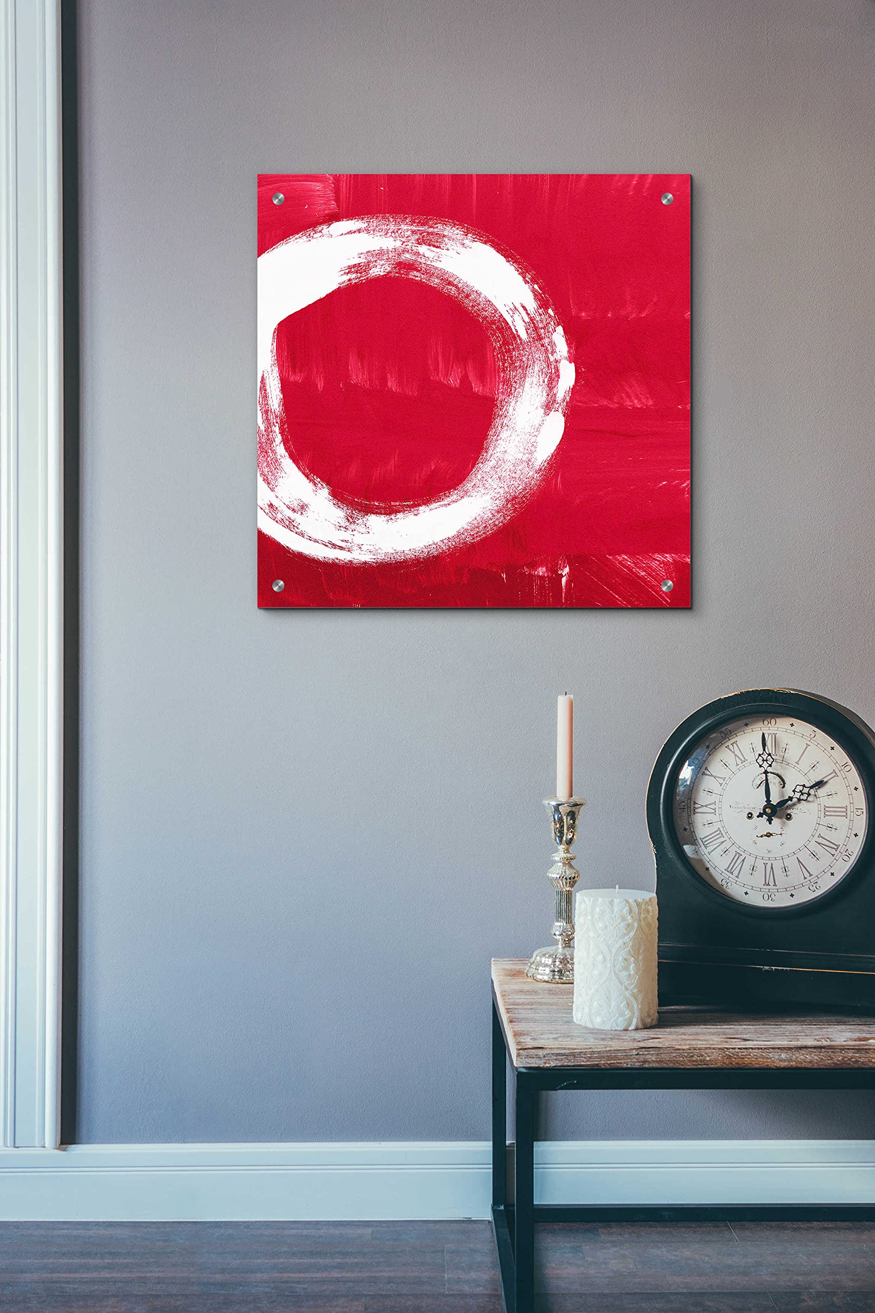 Epic 'Redenso' Acrylic Glass Wall Art by Linda Woods - 24