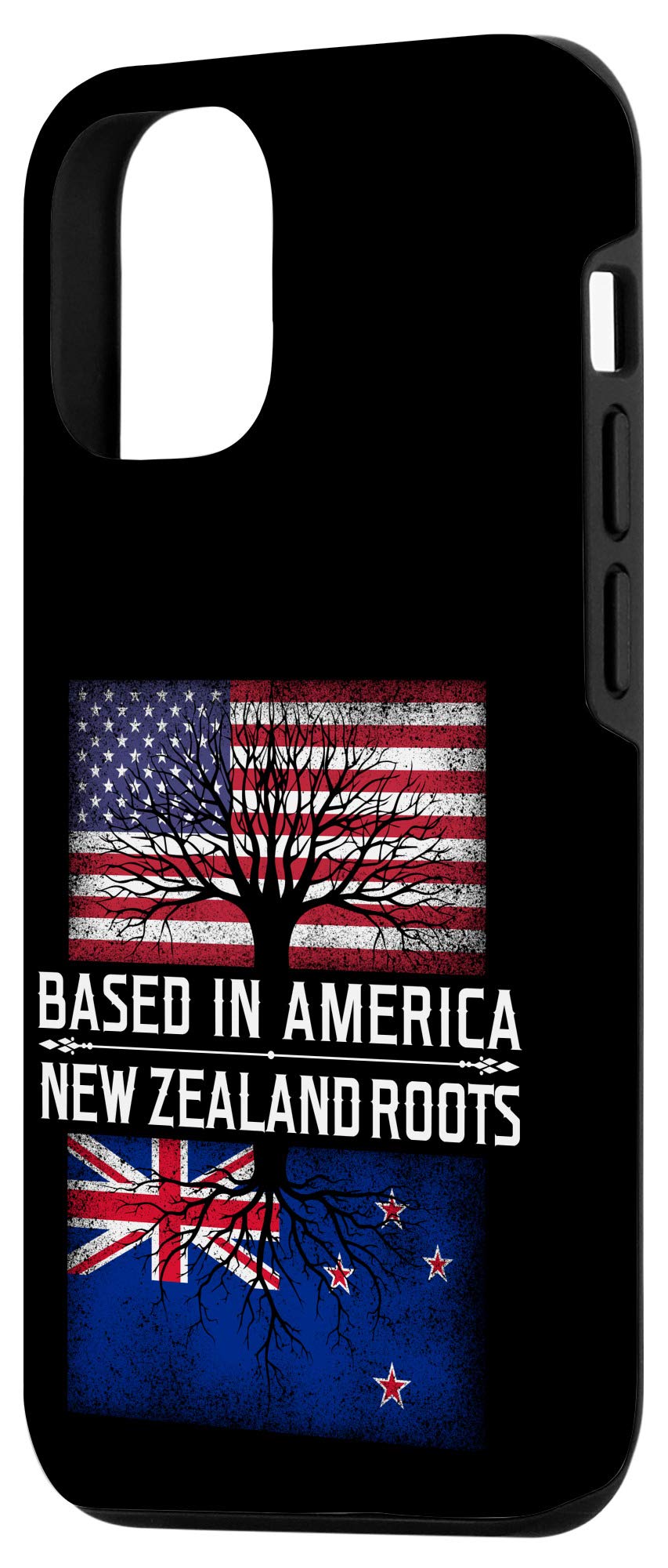 iPhone 12/12 Pro Case with New Zealand Flag Design - Durable Protective Cover for Women, Men & Kids - Perfect Gift for American Kiwi Fans (Home, Office, Travel Use)