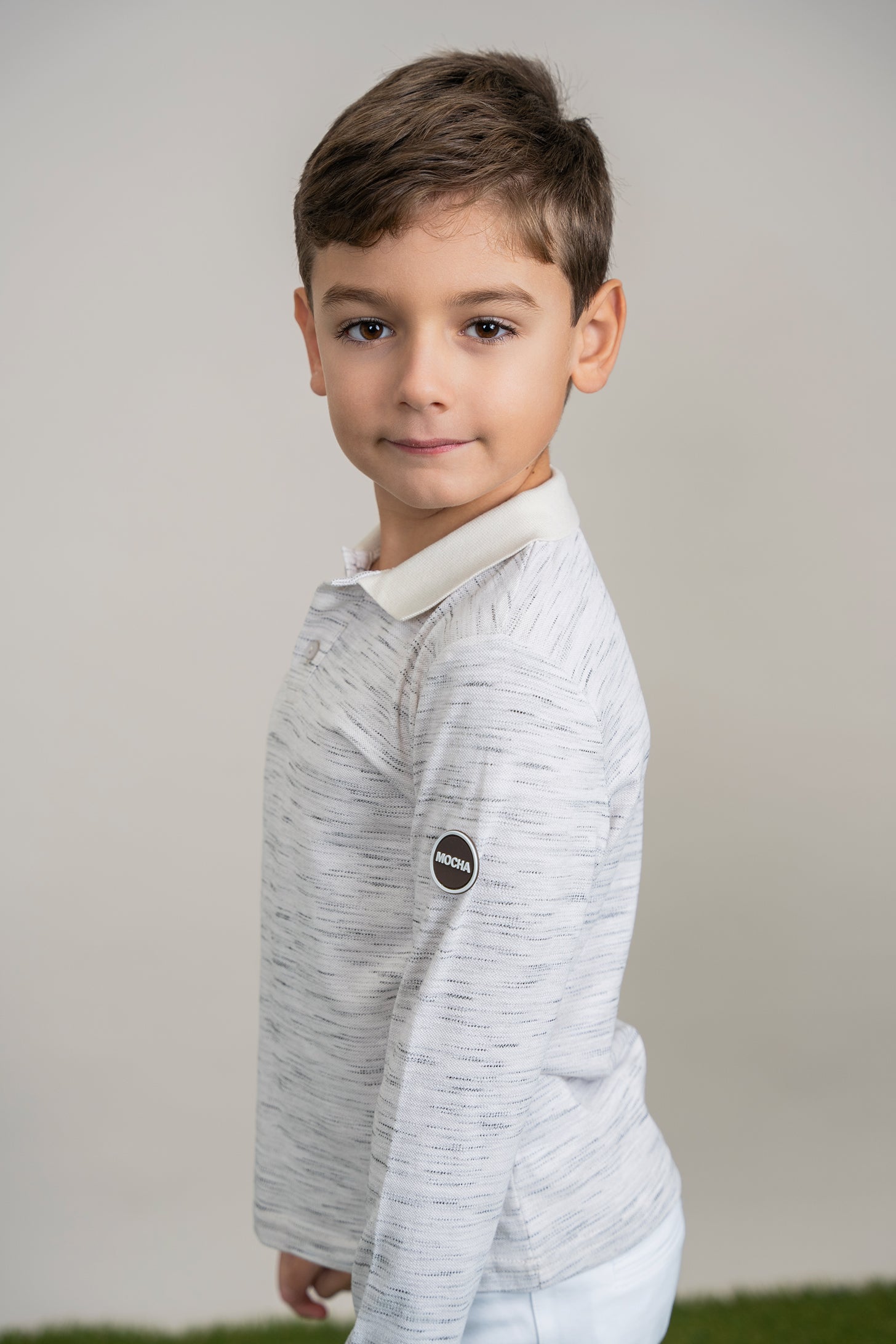 Premium Woven Long Sleeve Polo Shirt for Men - Comfortable Business Casual Wear - Perfect for Office, Golf & Outdoor Activities