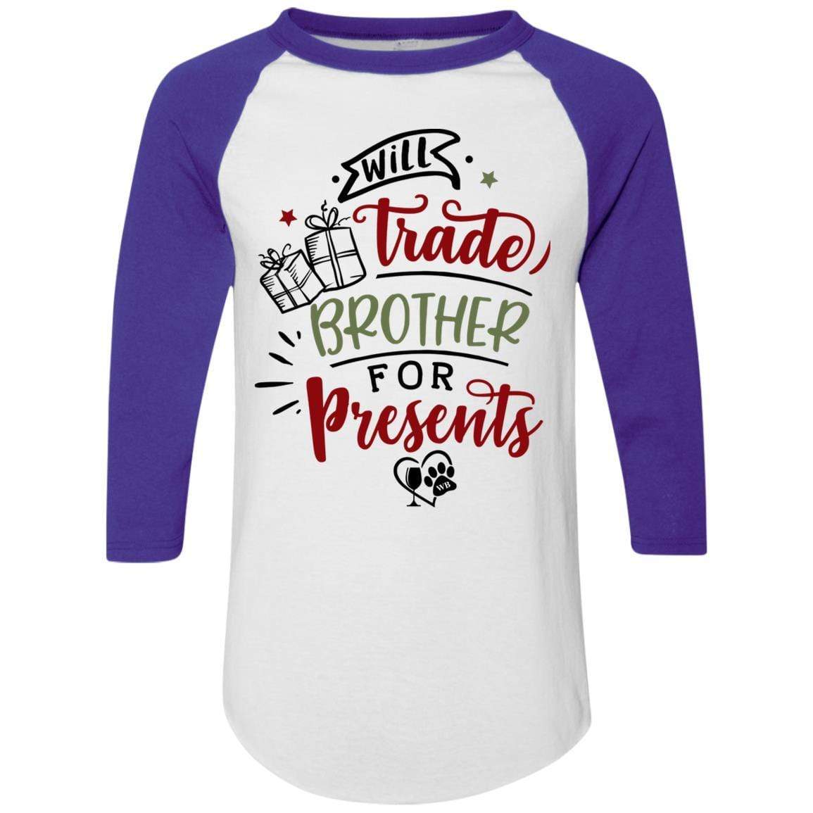 WineyBitches.Co Colorblock Raglan Jersey - Stylish Women's Baseball Tee for Casual Wear, Lounge & Weekend Outfits