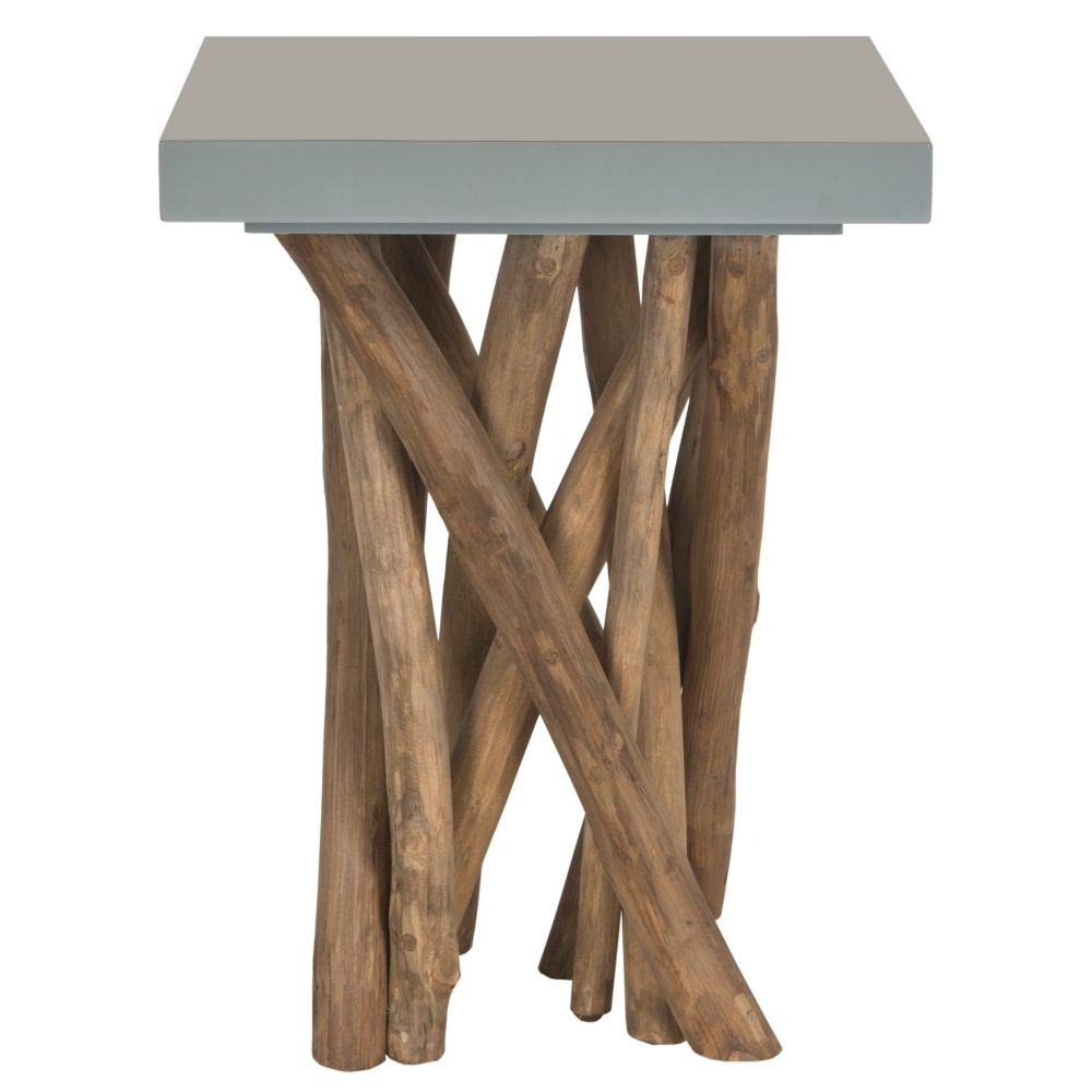Safavieh Home Collection Grey Dining Table - Modern Kitchen & Dining Room Furniture for Small Spaces & Apartments