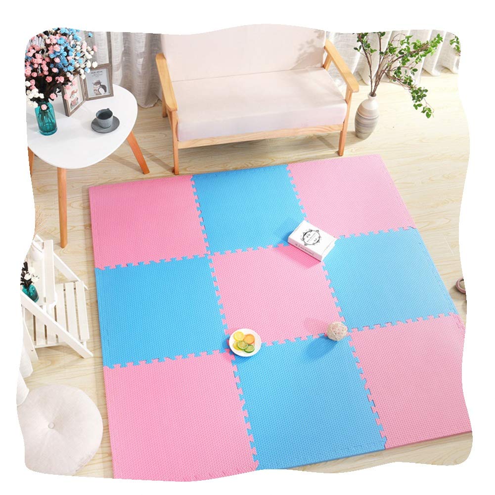 Non-Slip Interlocking Foam Play Mat for Kids - 25 Piece Colorful Puzzle Tiles (60x60x2.3cm) - Safe Floor Protection for Playroom, Nursery & Daycare - Perfect for Crawling, Learning & Playtime Activities