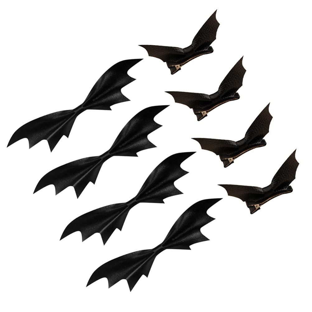 Lurrose 8 Pcs Bat Hair Clips - Cute Cartoon Bat Hairpins for Halloween Costume Accessories, Party Decorations & Gothic Hairstyles - Perfect for Halloween Parties, Cosplay & Themed Events