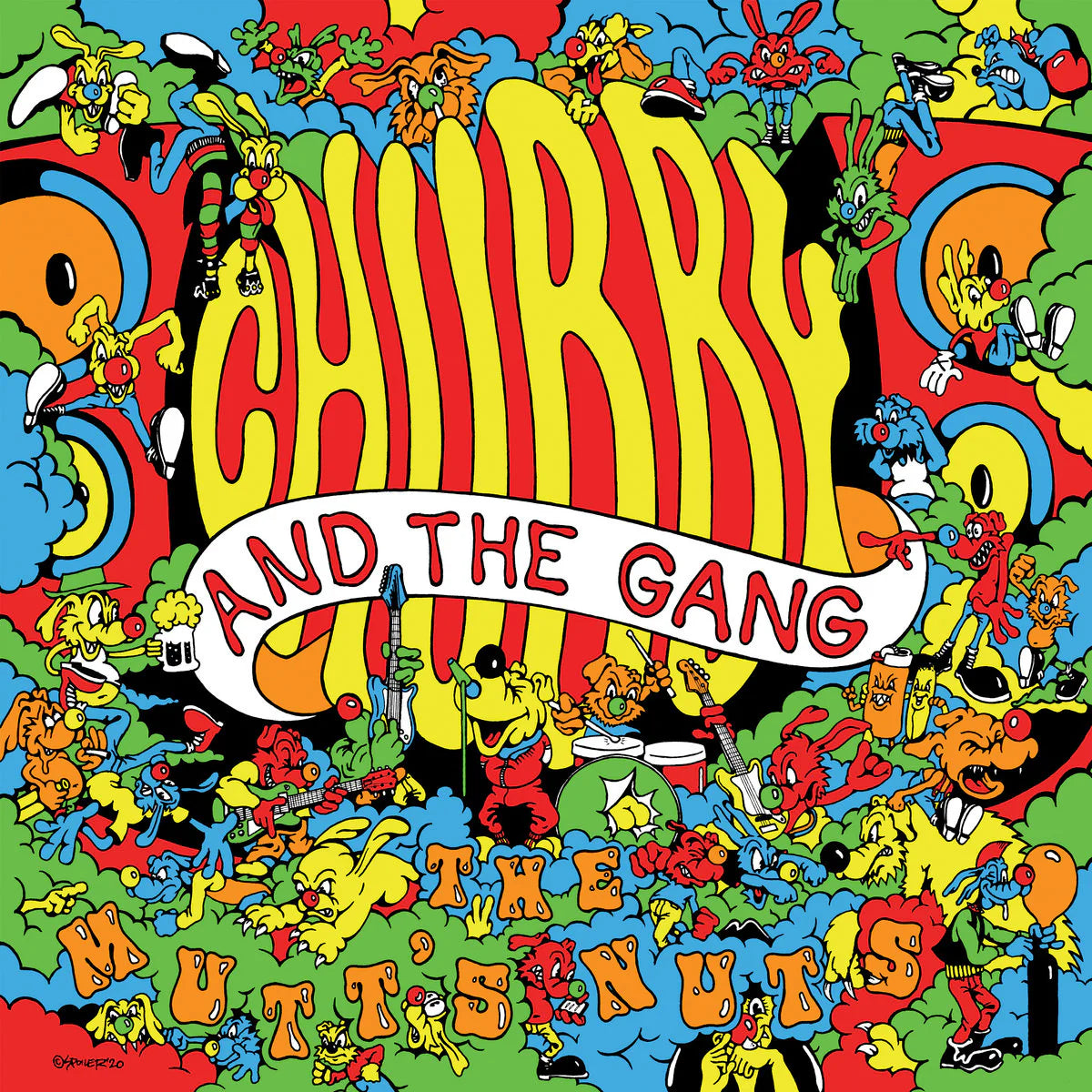 Chubby and The Gang - The Mutt's Nuts Vinyl Record | Punk Rock Album | Perfect for Music Collectors & Punk Enthusiasts | Great for Home Listening & Party Playlists
