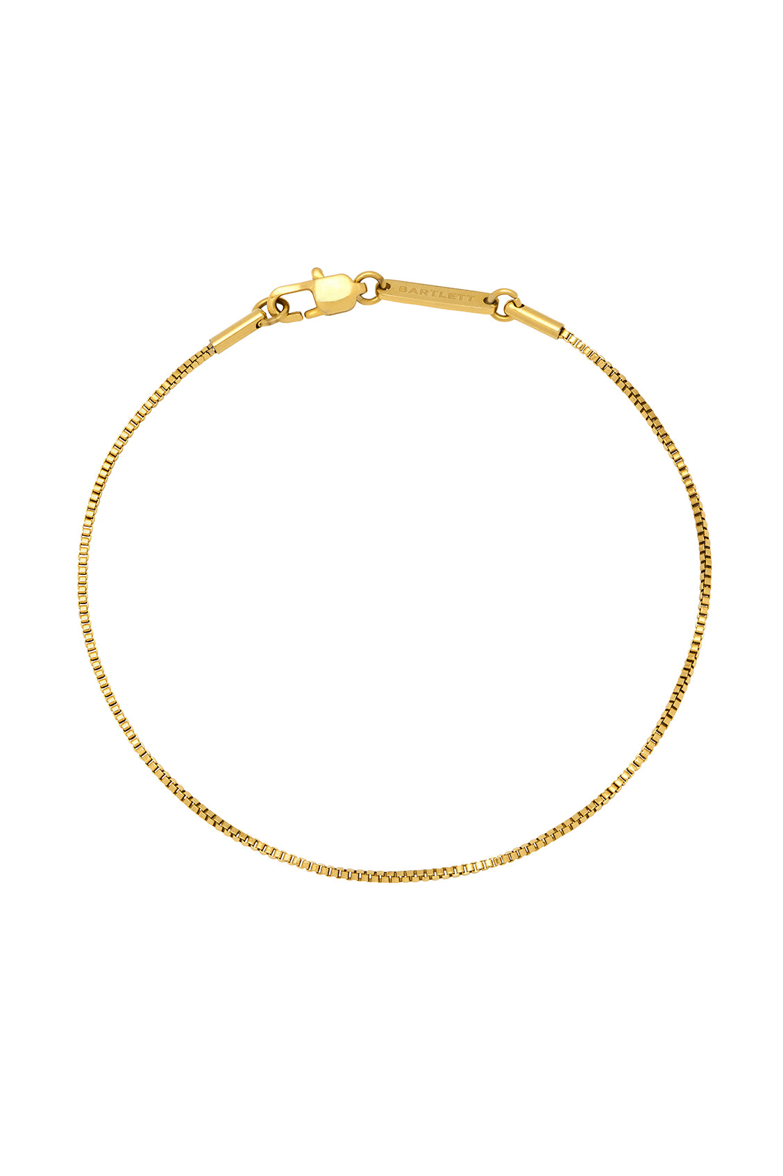 Stylish Men's Thin Box Chain Bracelet - 14K Gold Plated Stainless Steel Jewelry for Casual & Formal Wear - Perfect for Gifts, Parties, and Everyday Fashion
