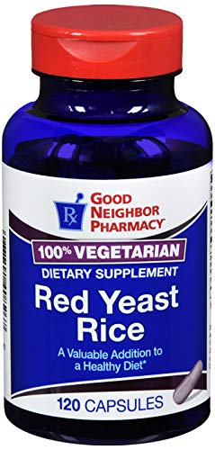 GNP Red Yeast Rice 600mg Capsules - 120 Count | Natural Cholesterol Support Supplement for Heart Health | Daily Wellness & Cardiovascular Care