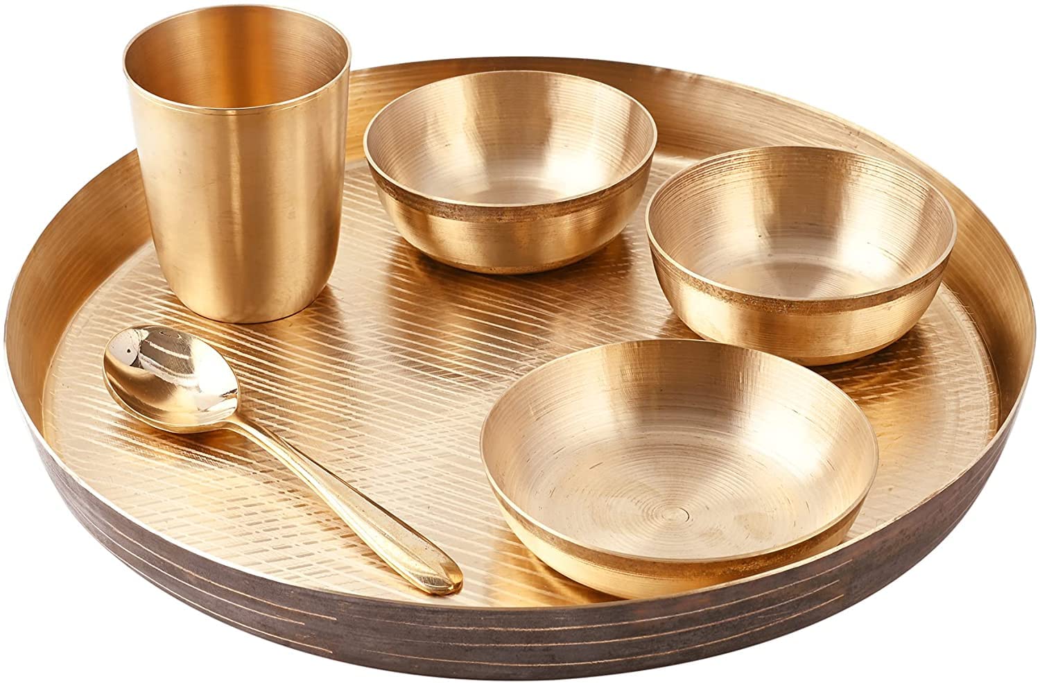 Authentic Bronze Kansa Set for Ayurvedic Facial Massage & Skincare – Perfect for Spa, Home Relaxation, and Self-Care Rituals