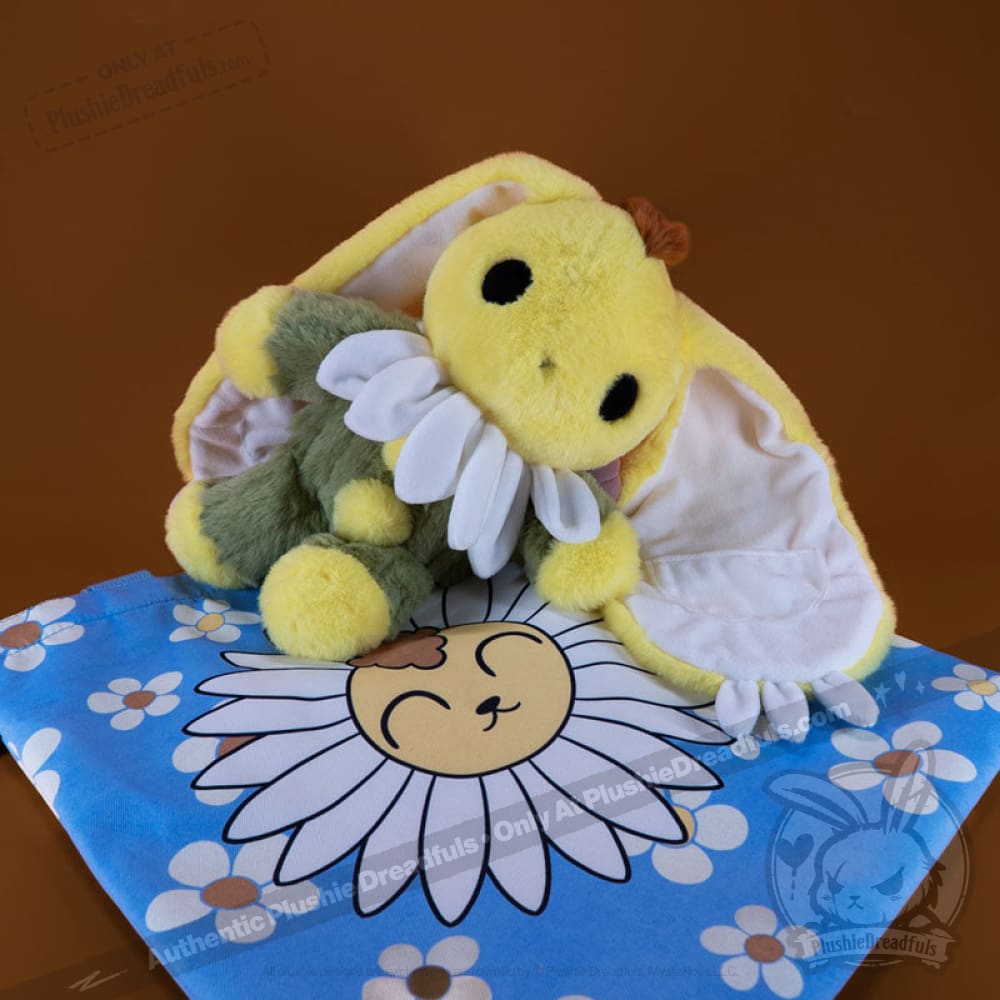 Plushie Dreadfuls Daisy Rabbit Stuffed Animal Toy - Soft Cute Bunny Plush for Kids, Gift, Nursery Decor & Anxiety Relief