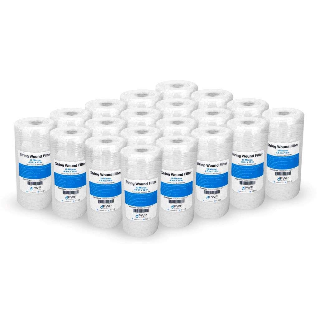 10 Pack String Wound Sediment Water Filter Cartridges 10