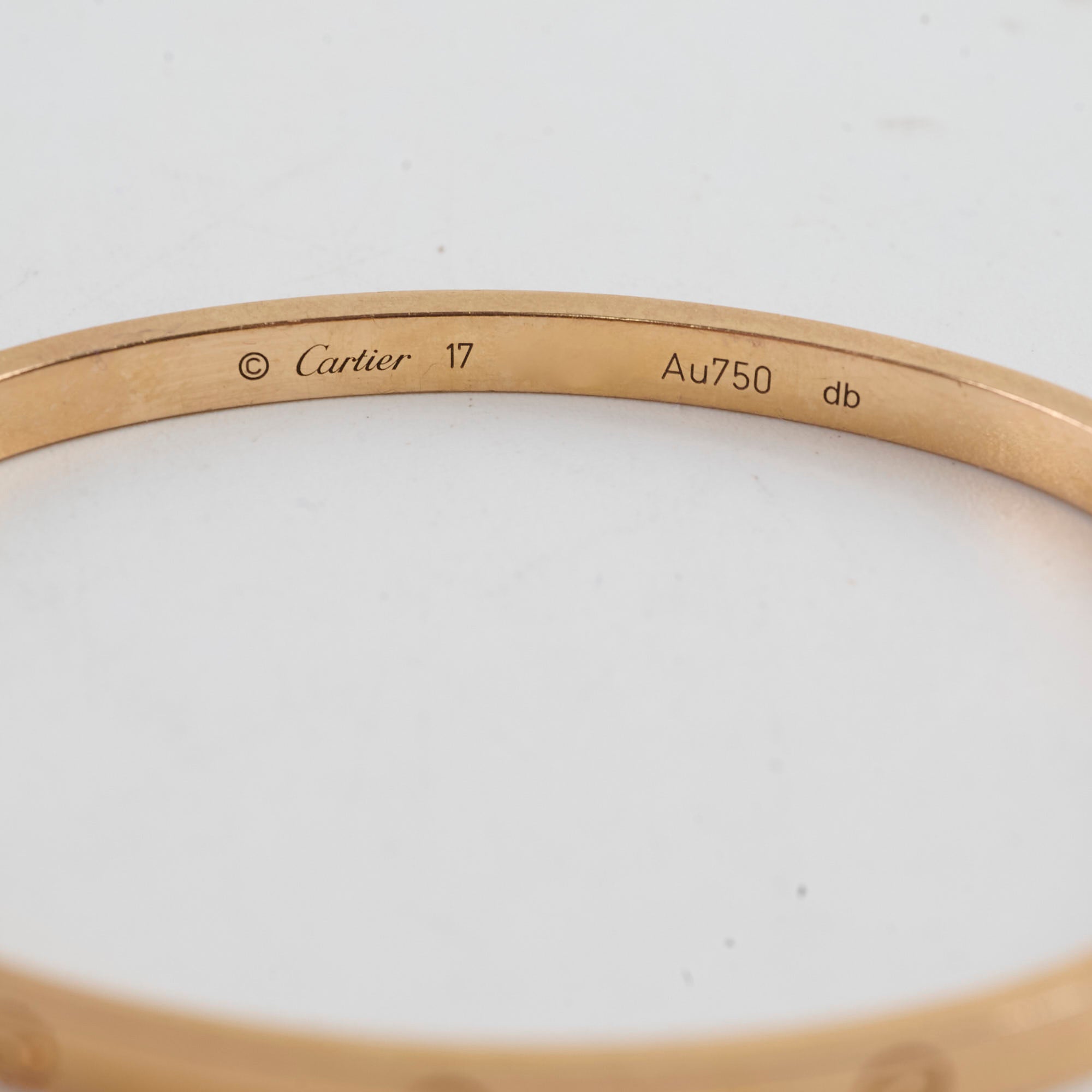 Cartier Small Love Bracelet in 18K Pink Gold - Size 17 | Luxury Jewelry for Women, Anniversary Gift, Romantic Present for Her