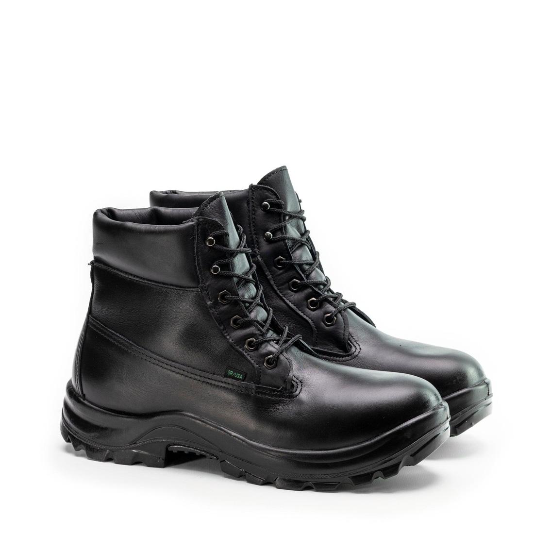 Soft Streets Series Plain Toe Oxford Boots for Women - Classic Black Leather Ankle Boots | Comfortable & Stylish for Work, Office, and Casual Outfits