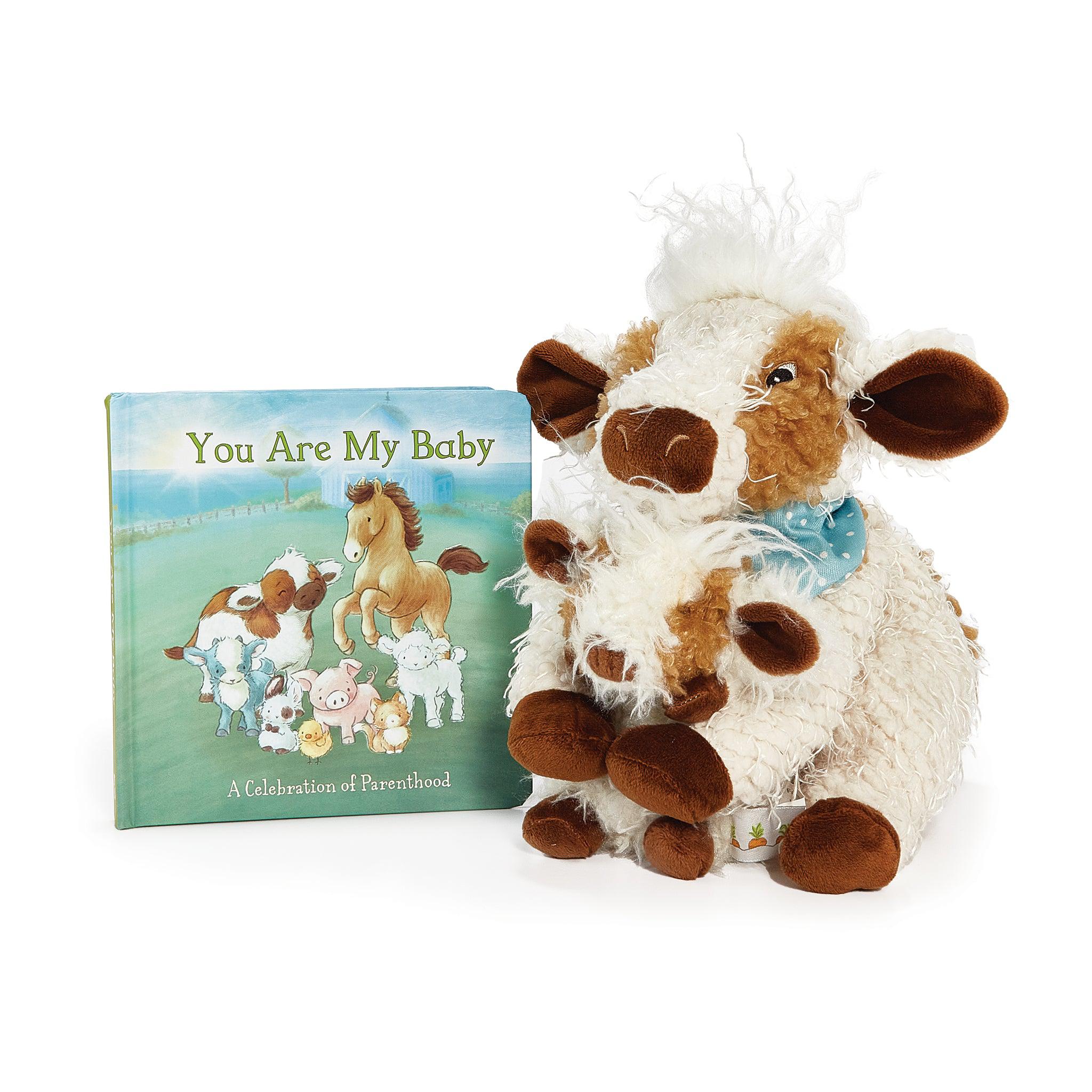 Baby & Me Moo Moo Cow Book Set - Interactive Storybook for Toddlers & Parents - Perfect for Bedtime Reading and Early Learning