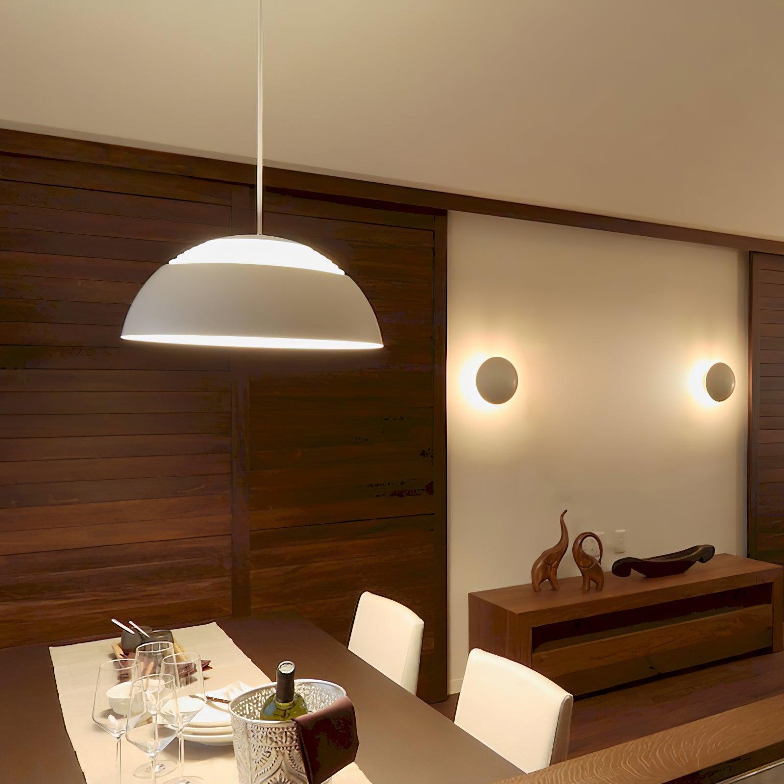 Modern Pendant Lamp with Fabric Shade - Stylish Ceiling Light for Living Room, Bedroom, or Dining Room Decor
