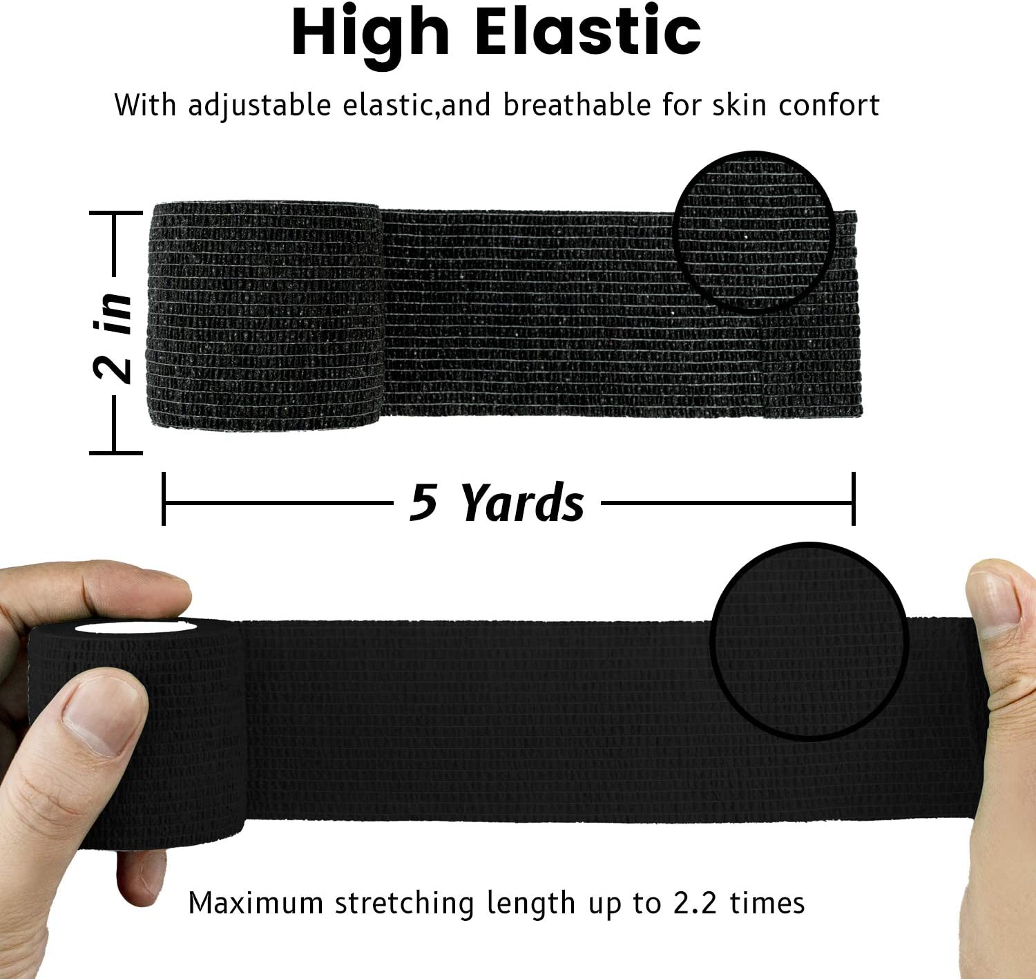 Self-Adhesive Cohesive Bandage Wrap - 2