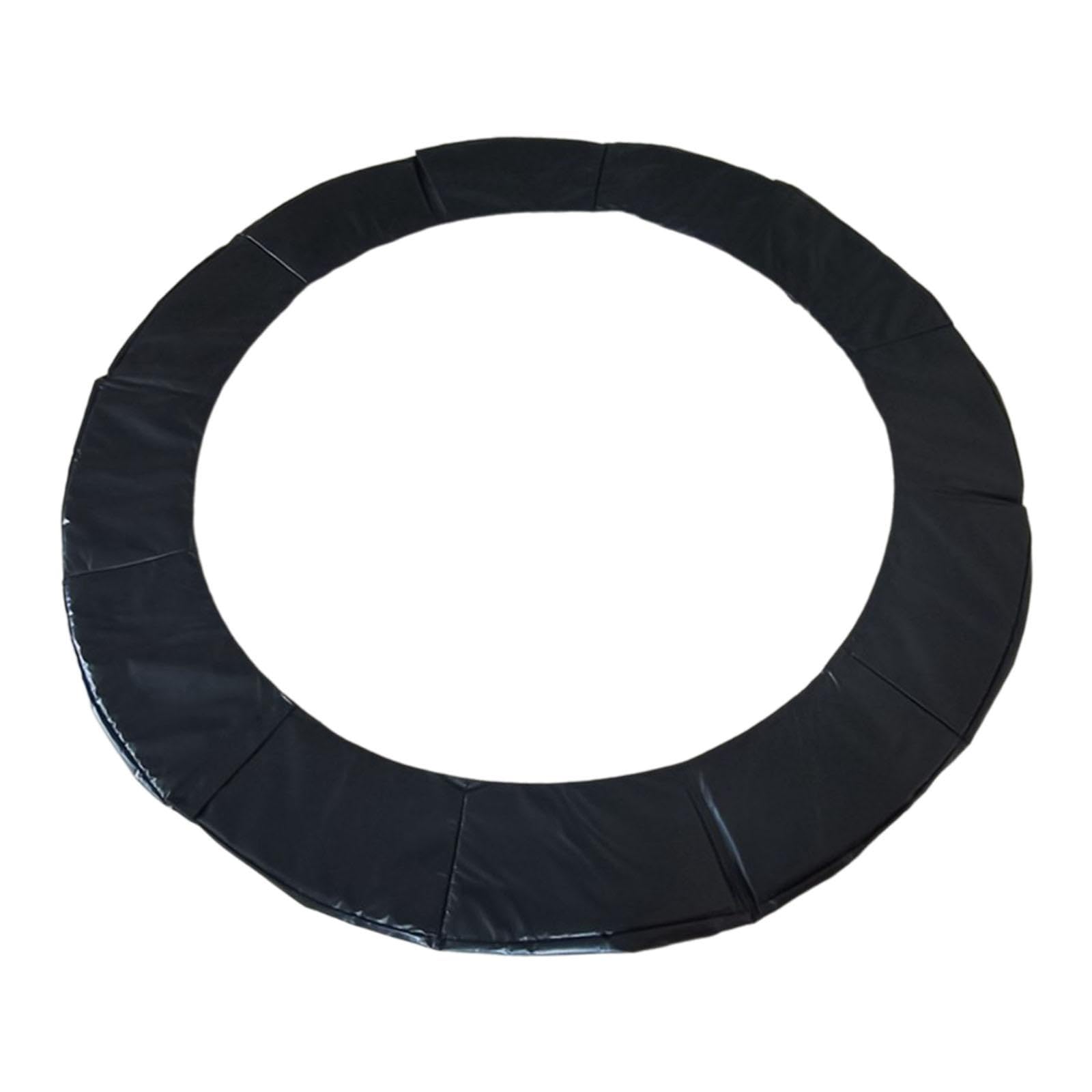 Premium Trampoline Spring Cover - Heavy Duty Edge Protection Pad for Standard Trampolines | Thick Black Safety Padding | Perfect for Backyard, Park & Gym Use