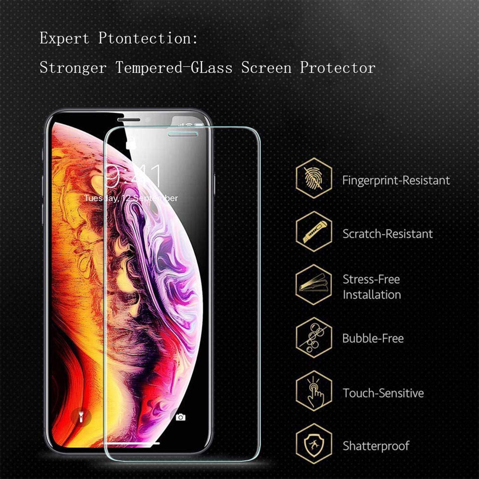 Oukitel WP10 Screen Protector 4-Pack, 9H Hardness Anti-Scratch for Outdoor Use