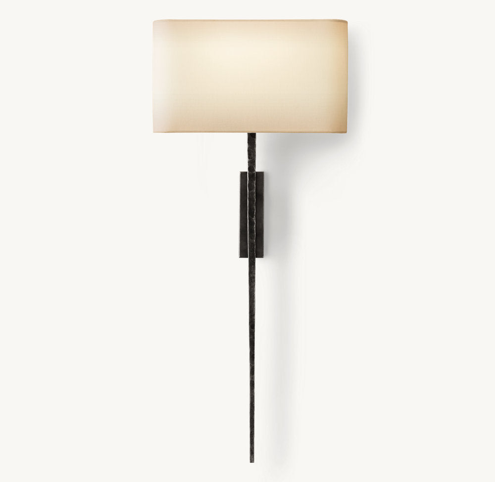 Waring Grand Sconce Wall Light - Elegant Vintage Style Wall Sconce for Living Room, Bedroom, and Hallway Lighting - Perfect for Home Decor and Ambient Illumination