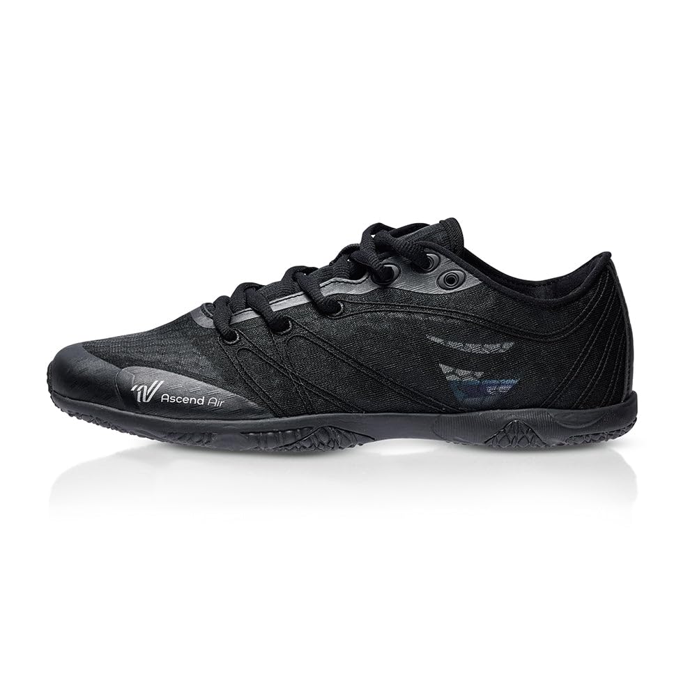Varsity Ascend Air Black & White Cheerleading Shoes for Women - Lightweight Competition Cheer Shoes with Arch Support - Perfect for Cheerleading, Dance, Gymnastics & Team Sports