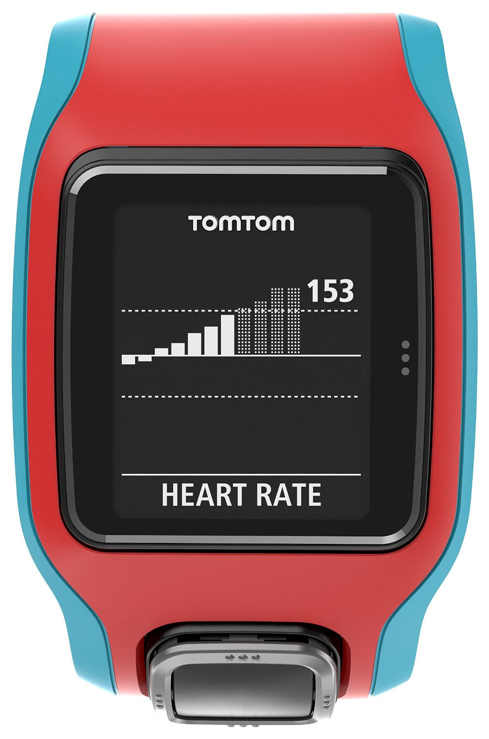 TomTom Runner Cardio GPS Sports Watch - Heart Rate Monitor, Distance Tracking & Waterproof Design for Running, Cycling & Outdoor Fitness Activities