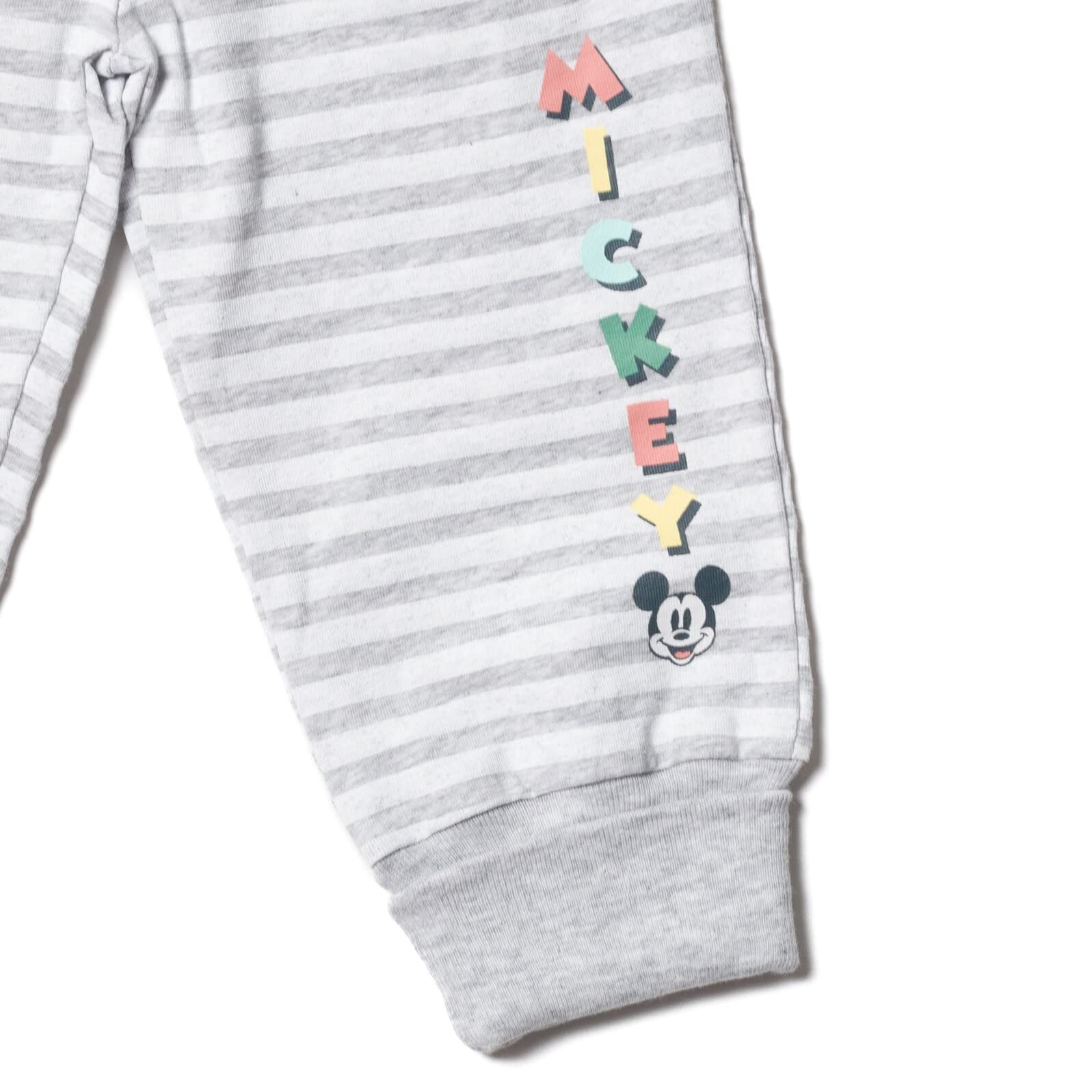 Disney Mickey Mouse Baby Boys 2-Pack Cotton Pants - Soft & Comfortable for Playtime, Daycare & Everyday Wear