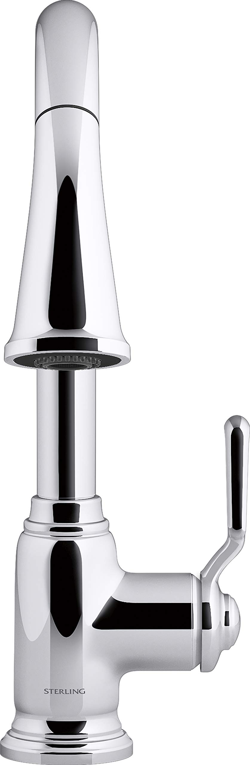 Ludington® Pull Down Kitchen Faucet - High Arc Modern Stainless Steel Sink Faucet with Sprayer for Easy Dishwashing & Cooking | Perfect for Home, Restaurant & RV Use