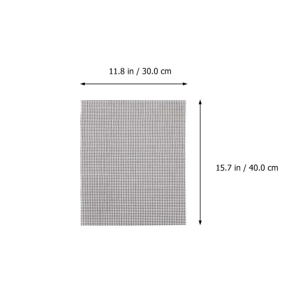SOLUSTRE 2-Pack Stainless Steel Mesh Grill Mats - Heavy Duty BBQ Cooking Rack for Baking, Grilling & Cooling - Perfect for Outdoor BBQ, Camping, Backyard Parties & Kitchen Use