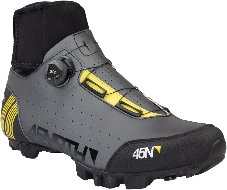 45NRTH Ragnarok MTN 2 Bolt Cycling Boots - Reflective Winter Bike Shoes for Men, Size 48 - Waterproof & Insulated for Extreme Cold Weather Riding
