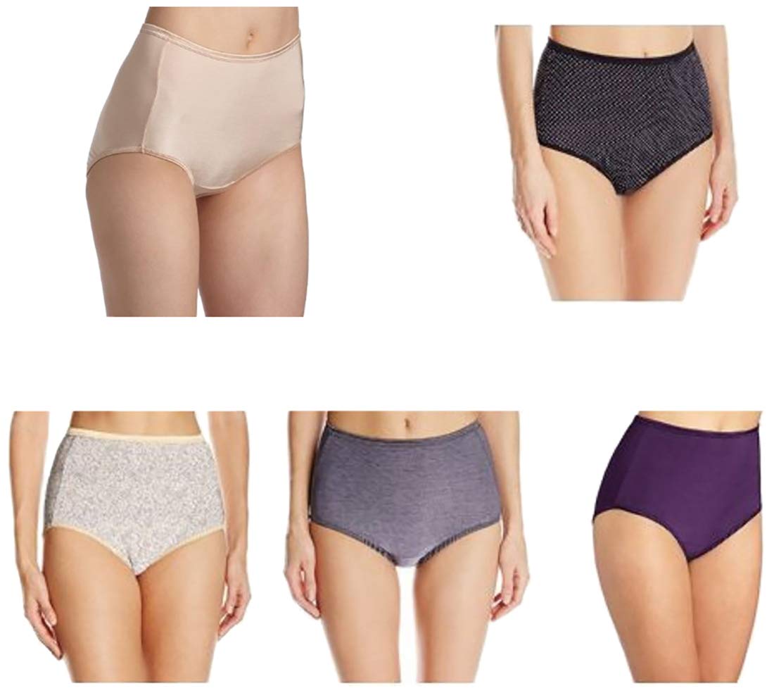 Vanity Fair Women's Comfort +Illumination® Brief Panty 13109 - Soft Cotton Underwear for Everyday Wear, Comfortable Ladies Panties with Seamless Design - Perfect for Work, Travel & Lounge