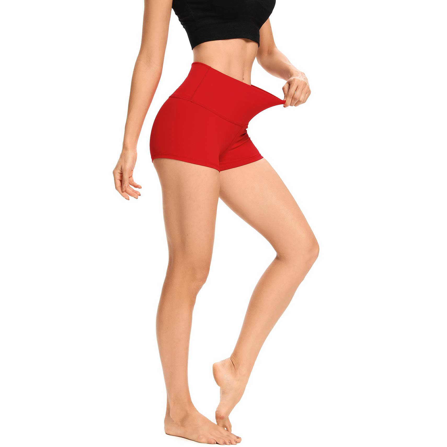 LXNMGO High Waist Yoga Shorts for Women - 2
