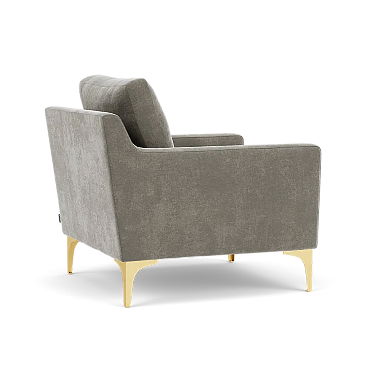 Astha Fabric Armchair - Modern Upholstered Accent Chair for Living Room, Bedroom & Office - Comfortable Lounge Chair with Soft Fabric & Sturdy Frame