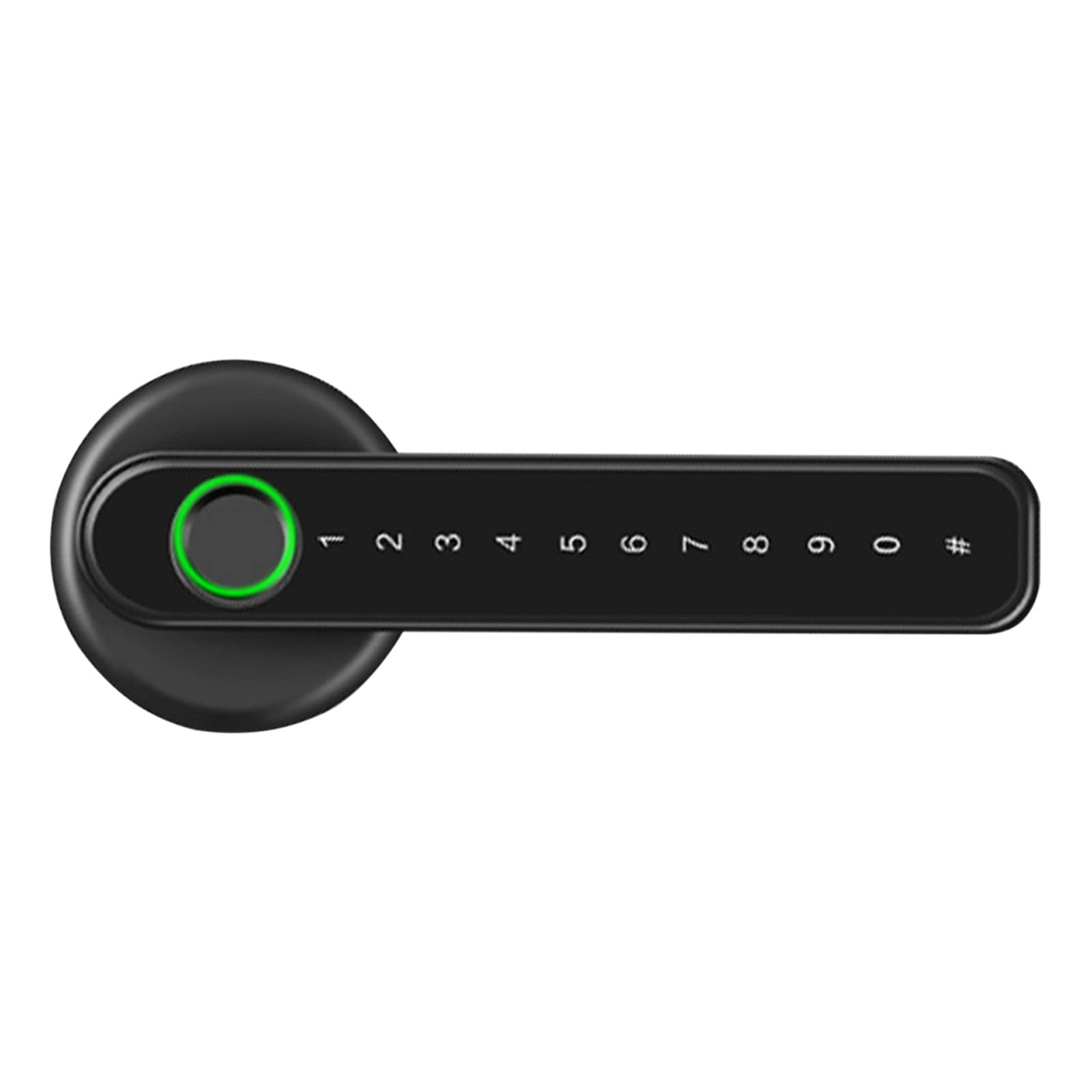 Smart Keyless Entry Door Lock - Fingerprint & Touchscreen Bluetooth Digital Lock for Home Security - Easy DIY Installation for Houses & Apartments - Perfect for Front Doors, Vacation Rentals & Smart Home Systems