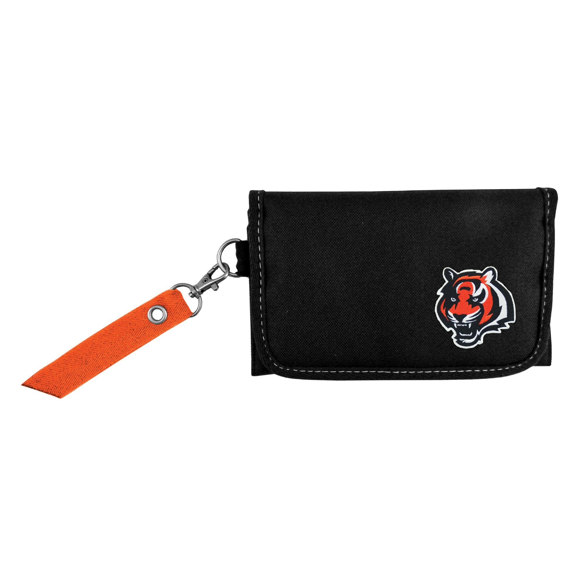 NFL Team Logo Ribbon Organizer Wallet - Premium Leather Card Holder for Credit Cards & IDs - Perfect for NFL Fans & Game Day Essentials