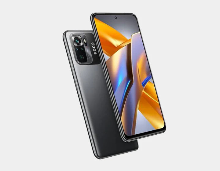 Xiaomi Poco M5s 4G Smartphone 128GB ROM 4GB RAM Dual SIM GSM Unlocked (Grey) - Perfect for Gaming, Streaming & Daily Use