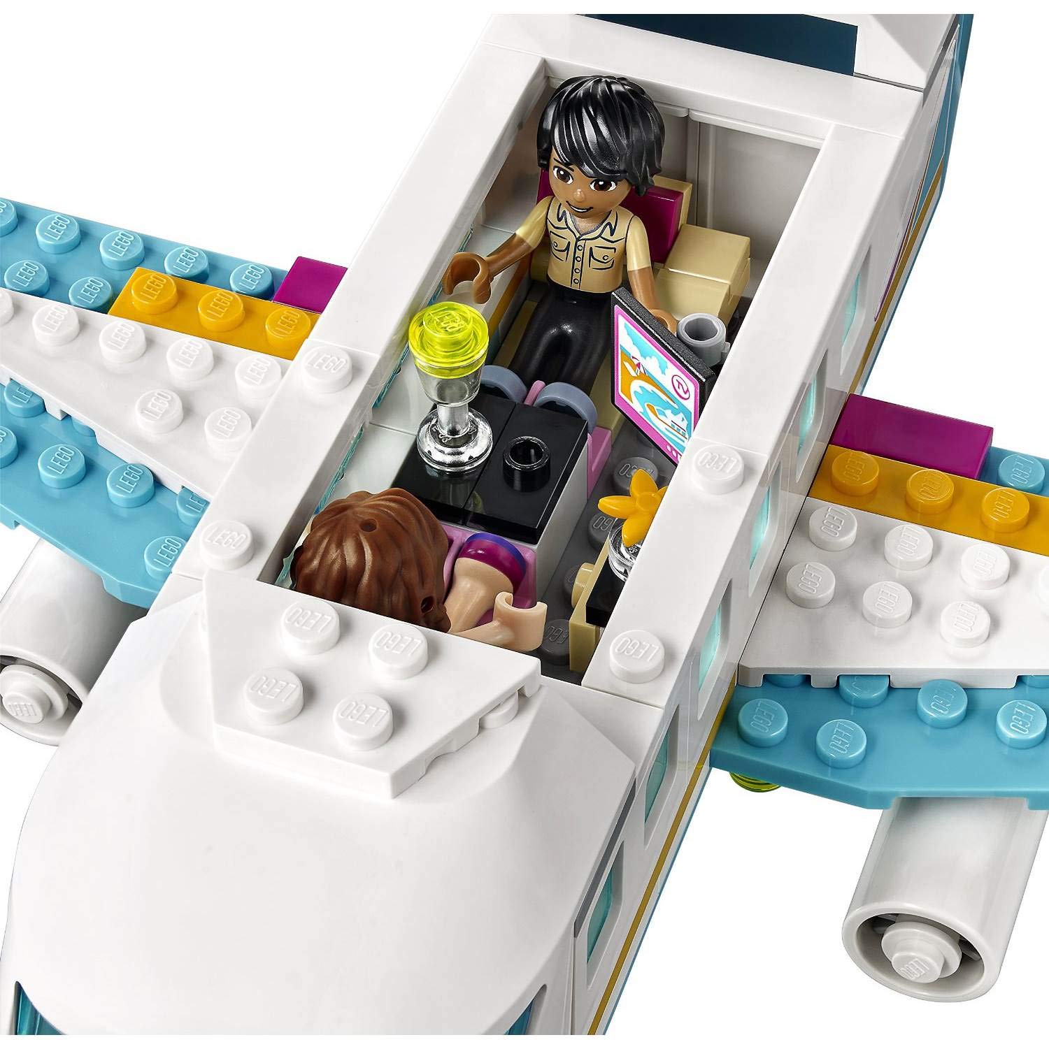 LEGO Friends 41100 Heartlake Private Jet Building Kit - 351 Pieces, Creative Airplane Toy Set for Kids Ages 7-12 | Perfect for Birthday Gifts, Travel Play & STEM Learning