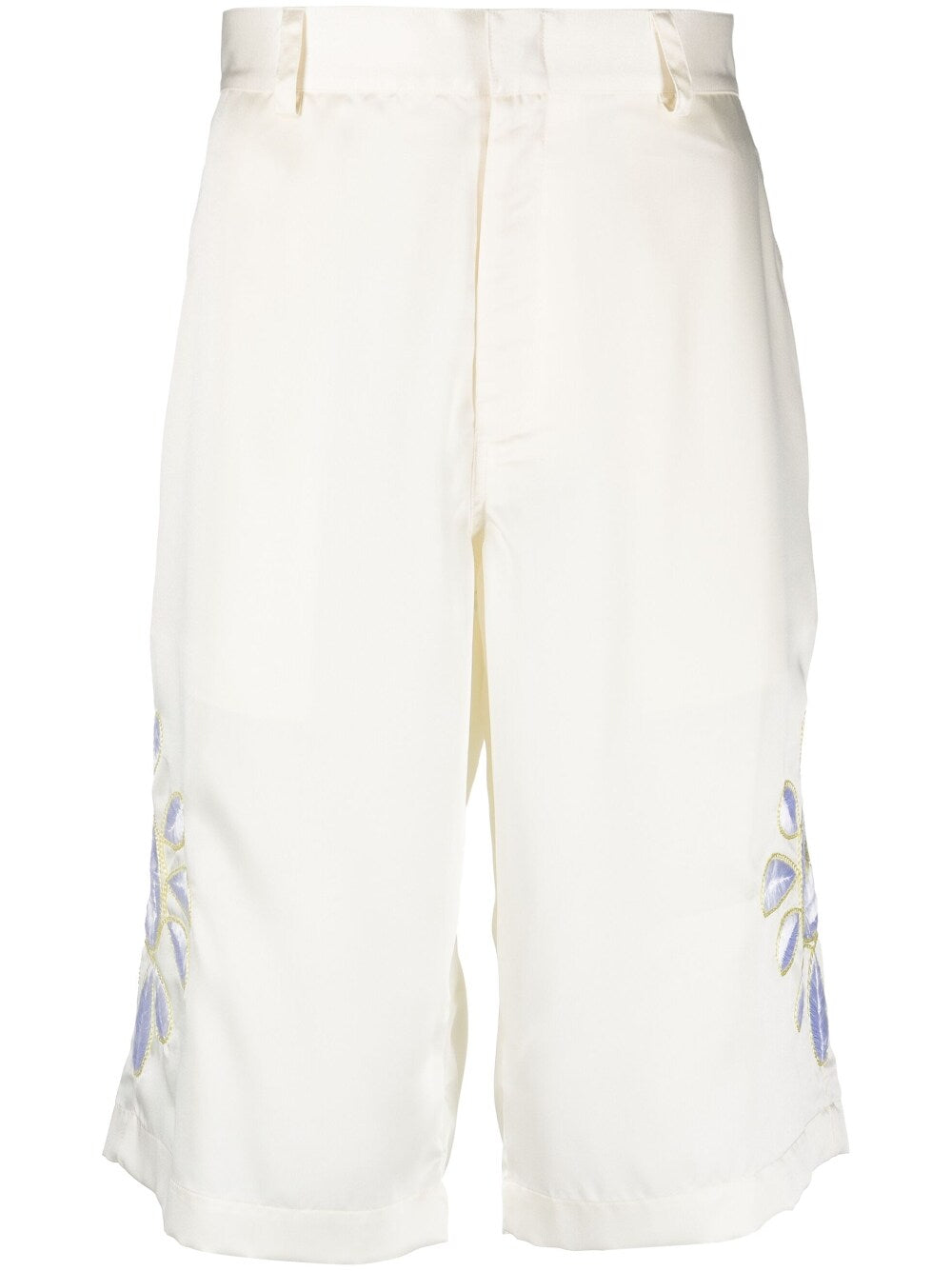 BLUEMARBLE Women's High Waisted White Shorts - Comfortable Summer Casual Shorts for Beach, Travel & Outdoor Activities