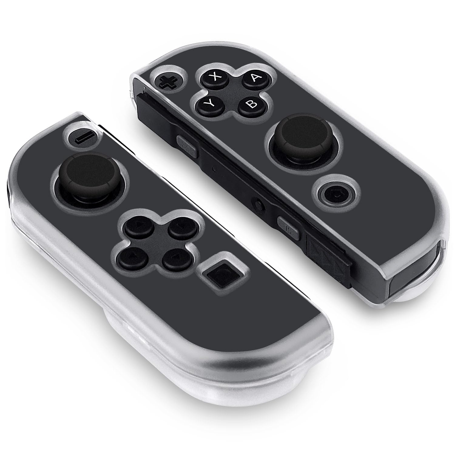 Premium Crystal Clear Hard Cover Case for Nintendo Switch Joy-Con Controllers - Protective Shell with Scratch Resistance for Gaming, Travel & Everyday Use